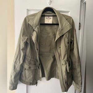 Hollister army jacket, small